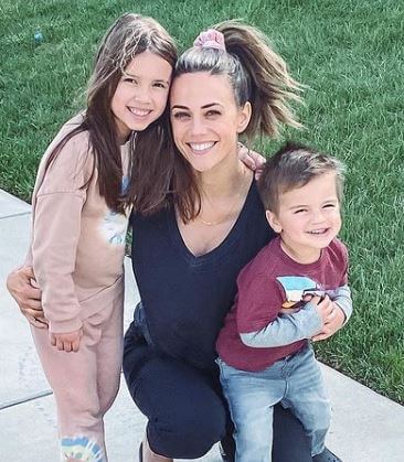 Jace Joseph Caussin with mother Jane and sister